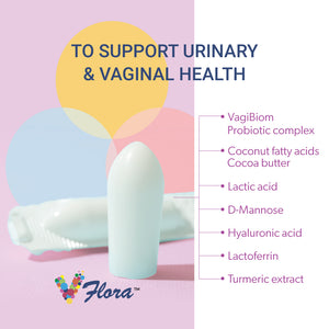 Vaginal + Urinary Support Probiotic Suppositories